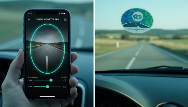 Digitale Vignette vs. Klebevignette: Was ist besser?